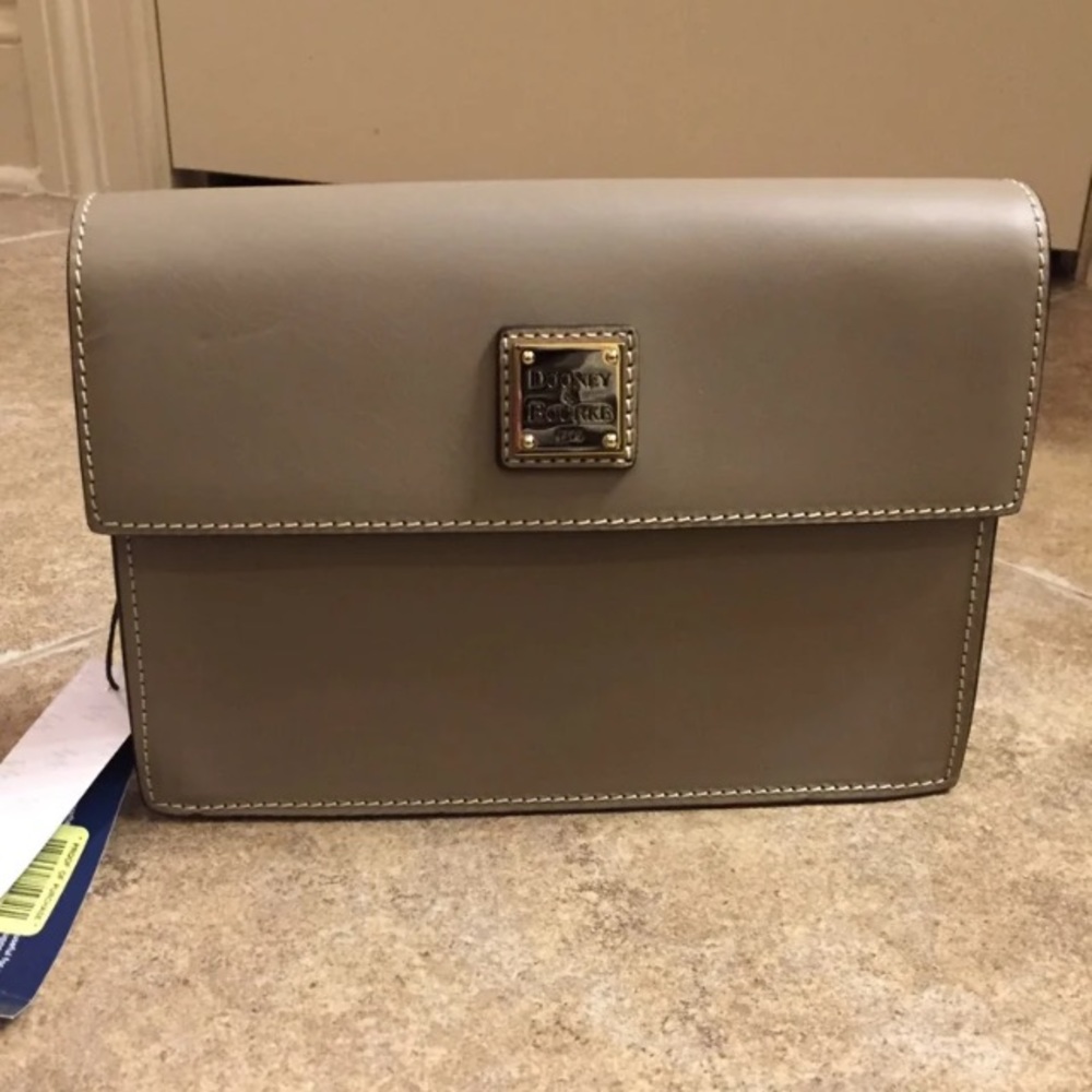Dooney & Burke Beacon Flap Crossbody Light taupe